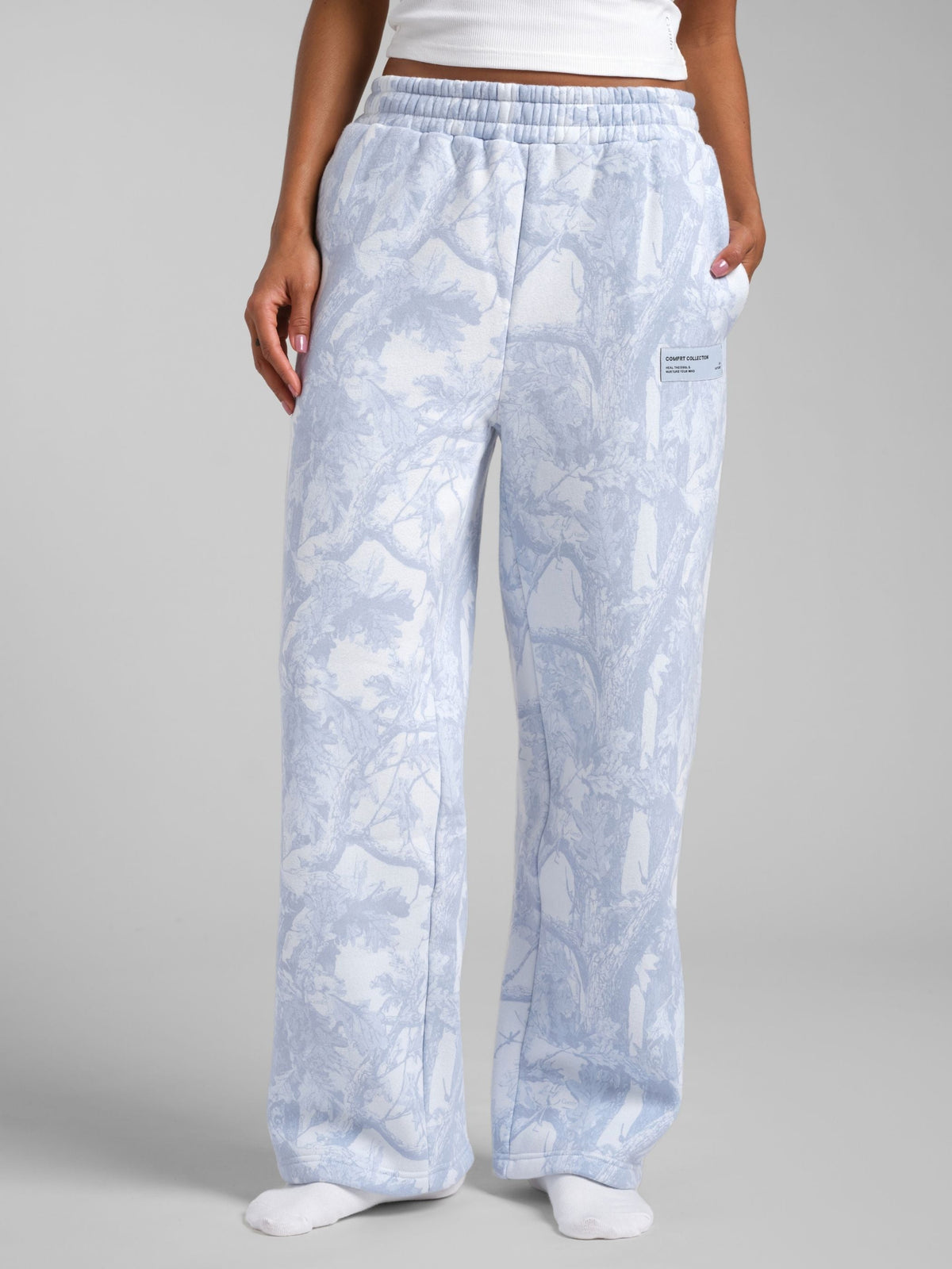 Camo Straight Leg Sweatpants