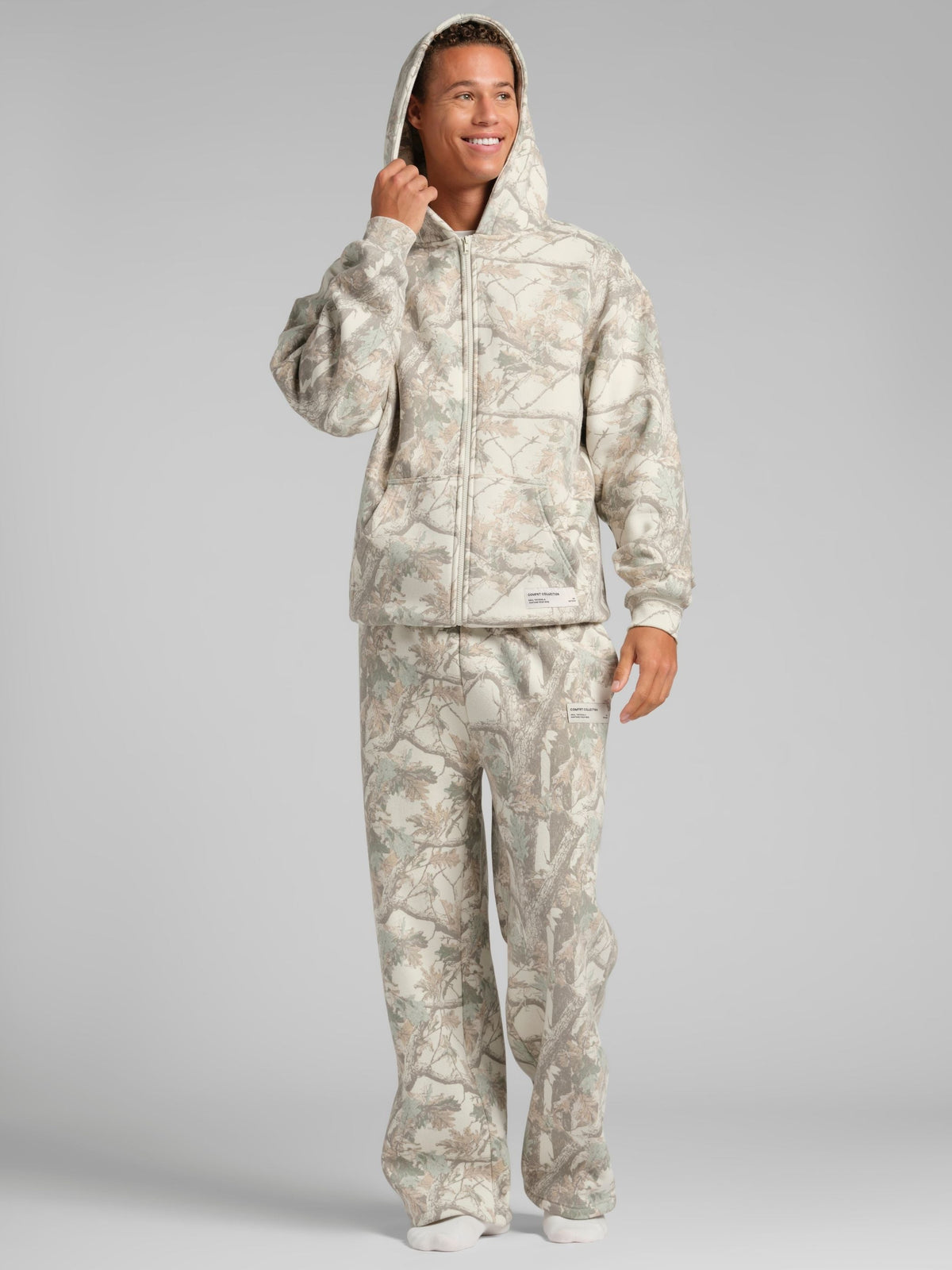 Camo Zip Hoodie – Mega