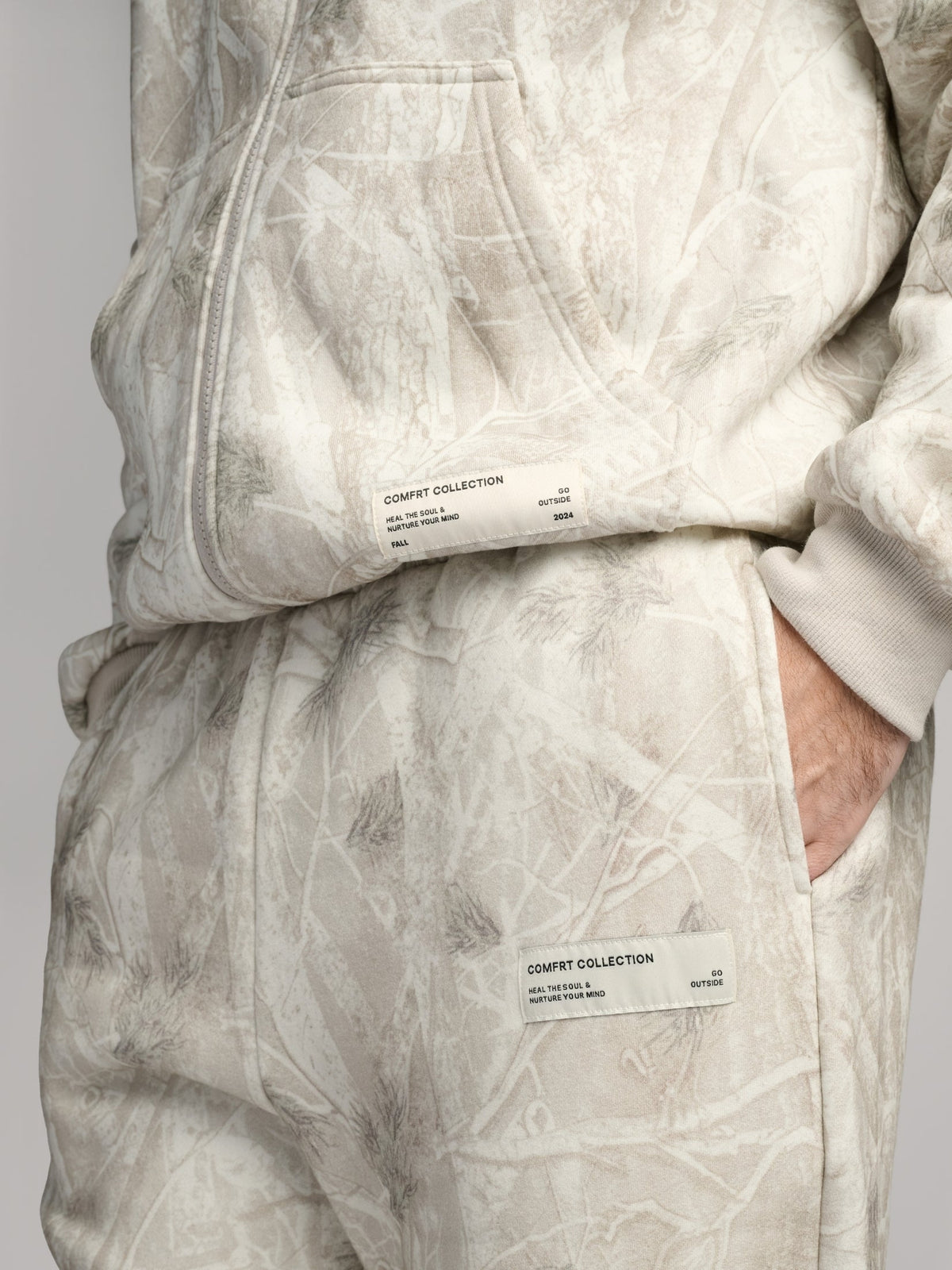 Camo Straight Leg Sweatpants - Pre Order