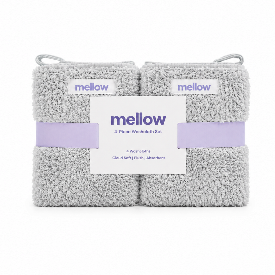Cloud Plush Washcloths (4-Pack)